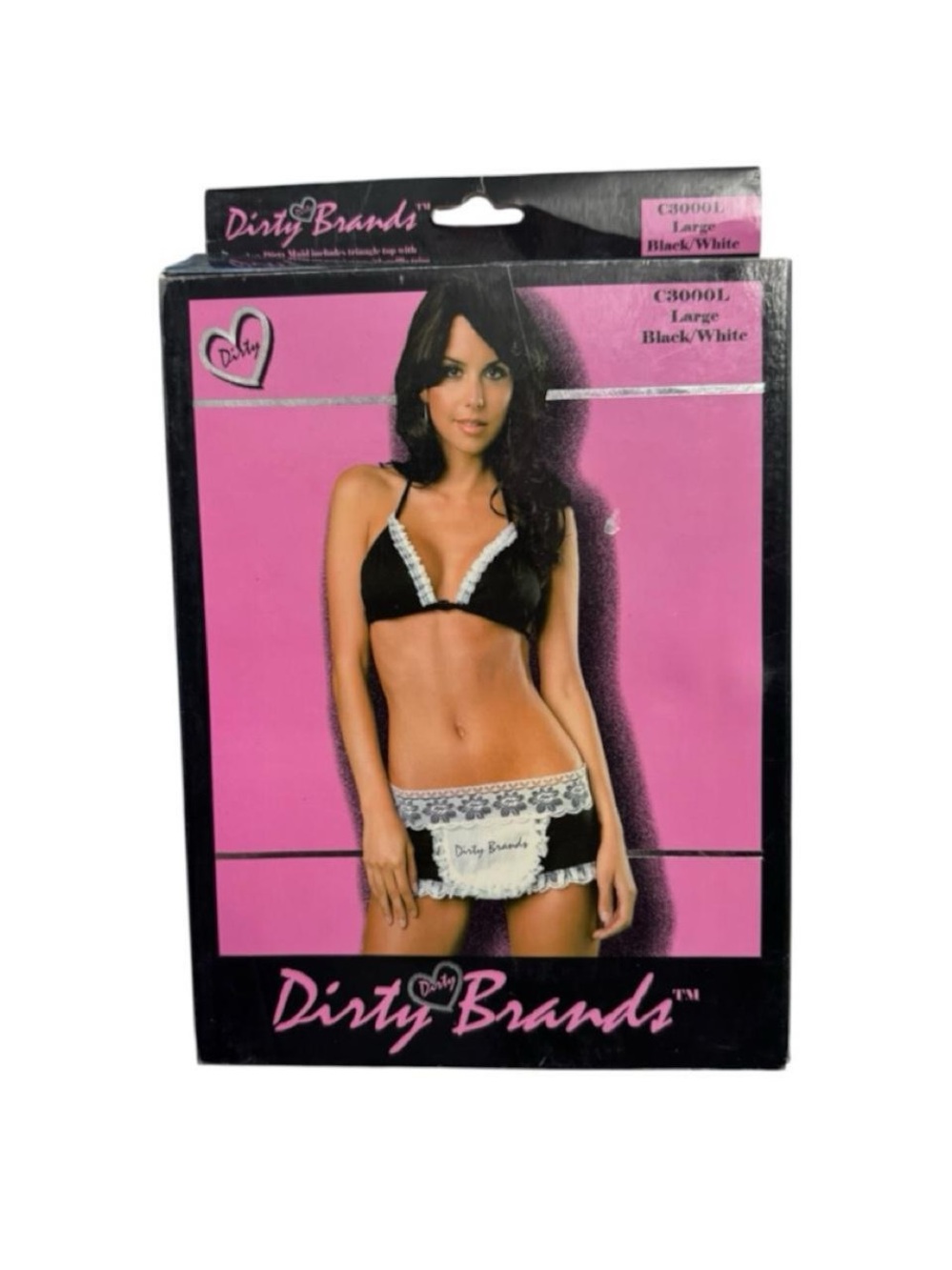 Black & White Maid Lingerie Set - Women Intimates